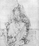Albrecht Durer Seated Prophet painting